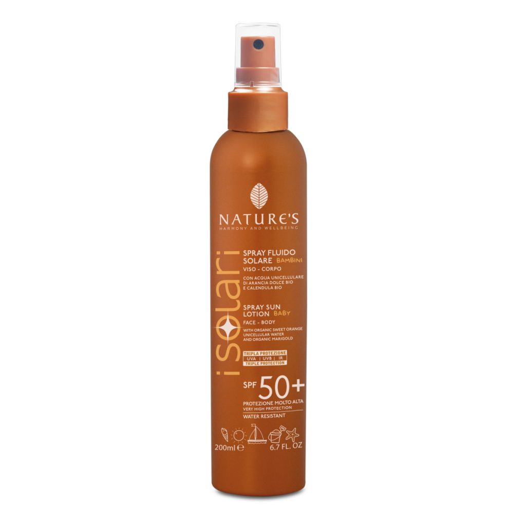 SPRAY FLUIDO SOLARE BAMBINI SPF 50+