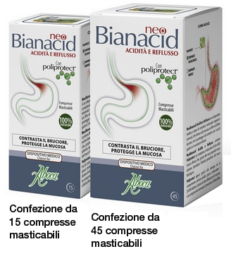 NEOBIANACID ACIDITÀ E REFLUSSO - 15 COMPRESSE